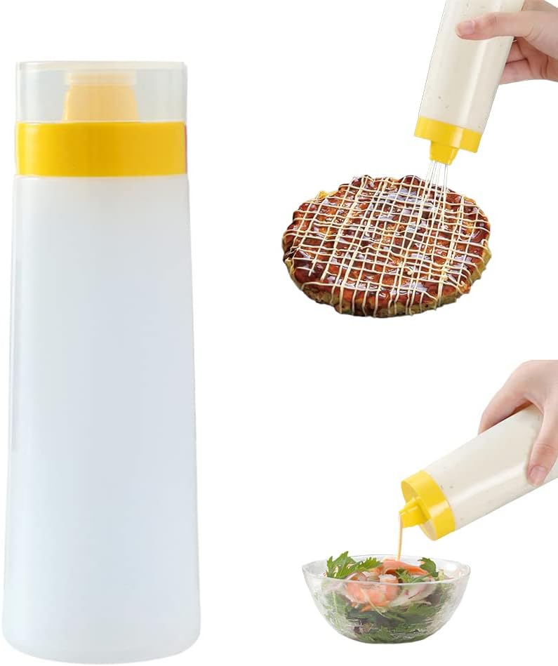 Durable Four-Hole Condiment Squeeze Bottles - Fast Free shipping