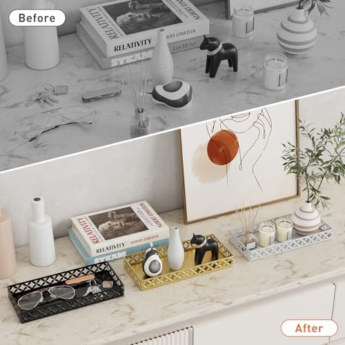 Adorable Bathroom Vanity Tray - Perfect for Small Spaces