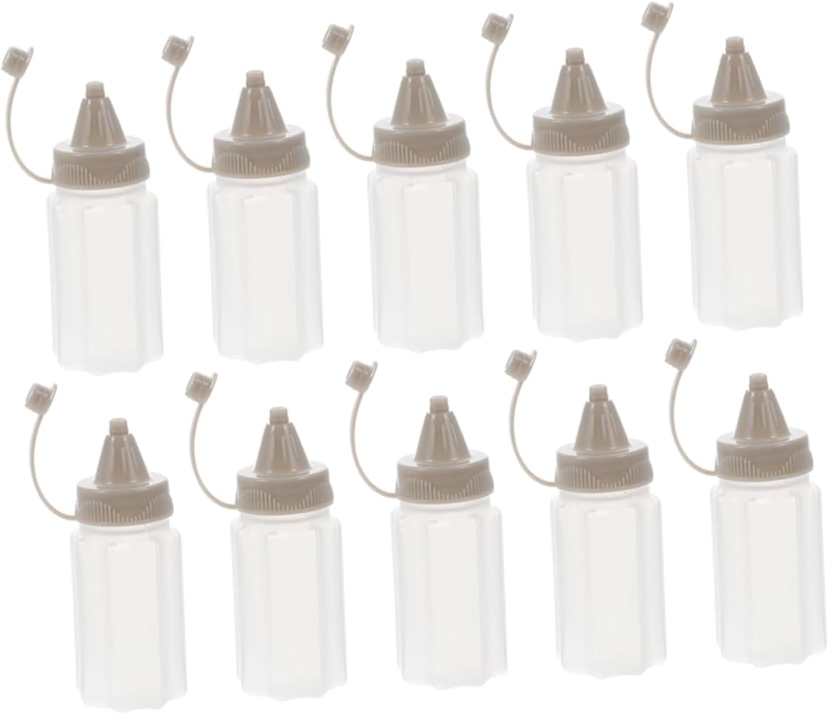 BUGUUYO12-Pack Portable Condiment Squeeze Bottles