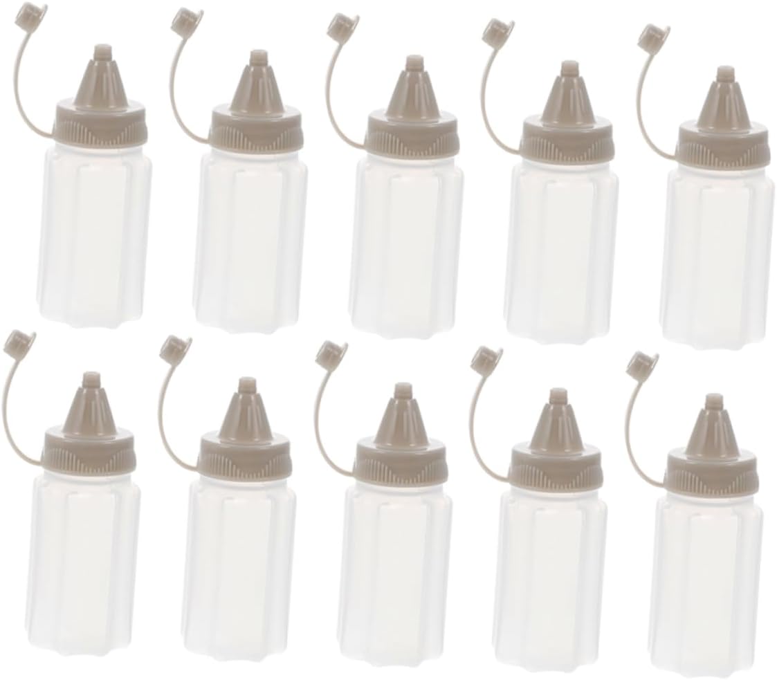 12 Piece Portable Condiment Squeeze Bottles