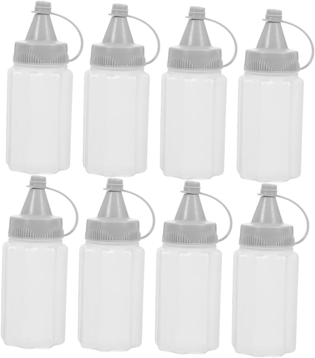 8 pack condiment squeeze bottles 30ml