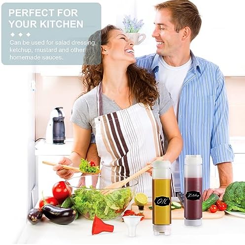 Effortlessly Refill Your Condiment Squeeze Bottles with No Leak Performance