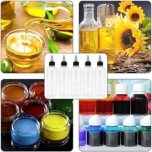HOIGON 40-Piece 2 oz Clear Dispensing Bottles