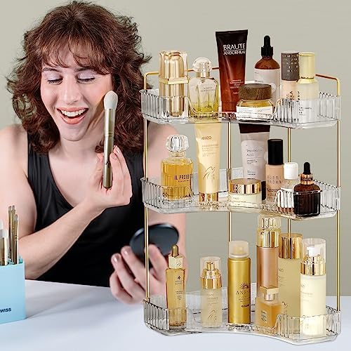 Bathroom Counter Organizer - Corner Organizer for Vanities