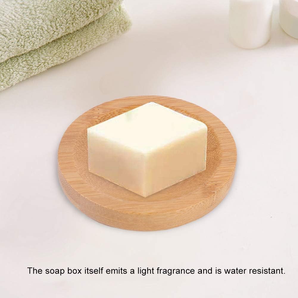 Fragrant 8x8 inch Wooden Soap Tray for Bathroom