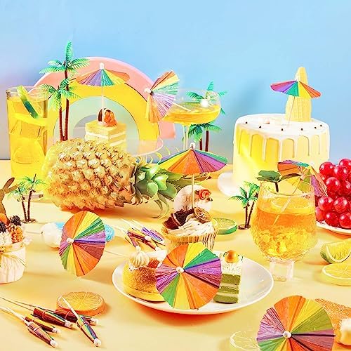 Perfect Rainbow Drink Umbrellas for Parties