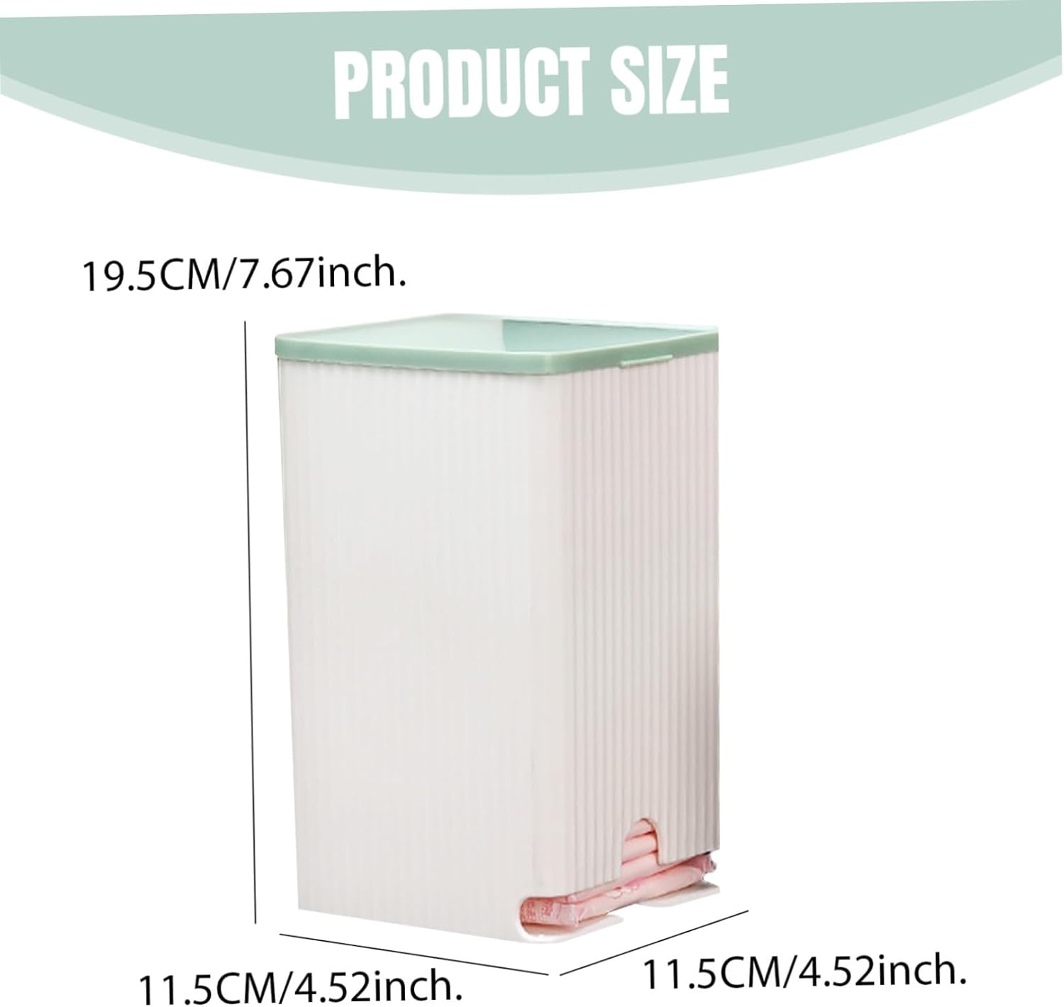 Curckua Wall-Mounted Storage Box for Toiletries sanitary Pads