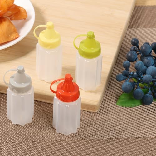 16-Piece Mini Condiment Squeeze Bottles