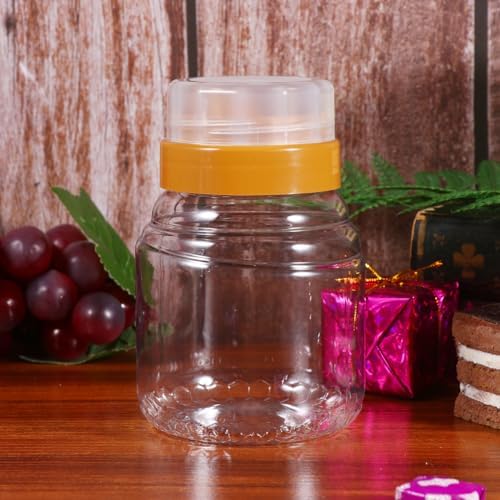 4-in-1 Transparent Honey Bottle Set