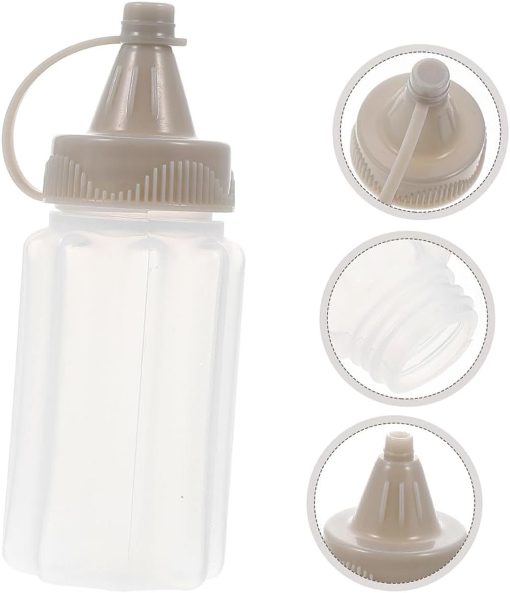 Stylish 12-Piece Reusable Condiment Squeeze Bottles
