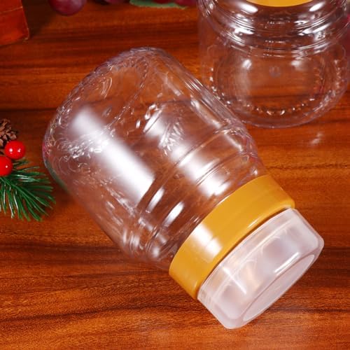 4-in-1 Transparent Honey Bottle Set