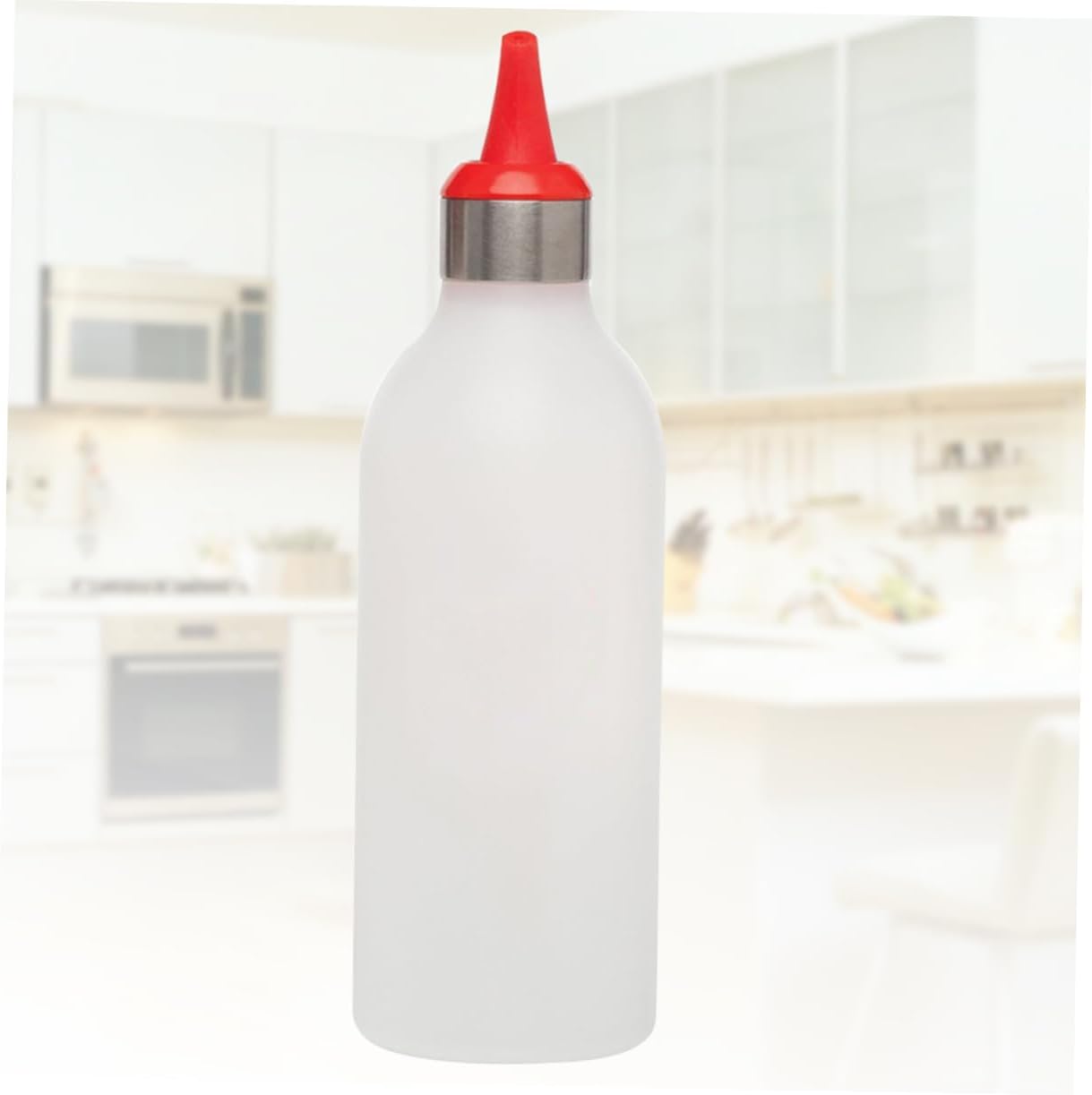 STOBAZA 2-Piece KitchenCondiment Squeeze Bottles with Red 450ml