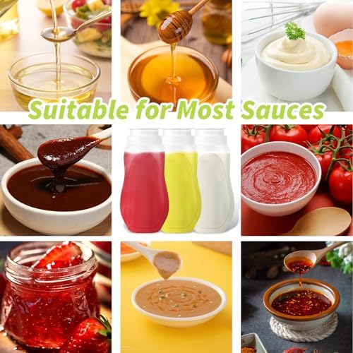 Find Your Perfect Match 6-Piece WCHOSOZH Condiment Squeeze Bottle Set