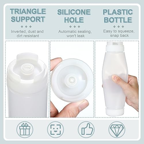 Effortlessly Refill Your Condiment Squeeze Bottles with No Leak Performance