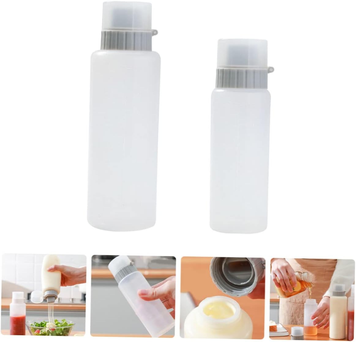 STOBAZA 2pc Squeeze Salad Condiment Bottles