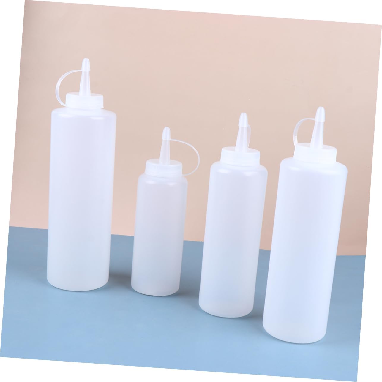 4-pcs Condiment Squeeze Bottles