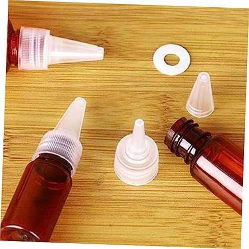 10-Piece Set of Plastic Squeeze Bottles for Easy Serving