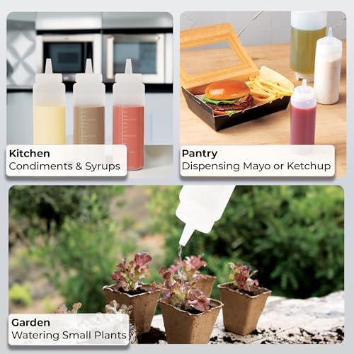 Restaurantware 8oz Squeeze Bottles