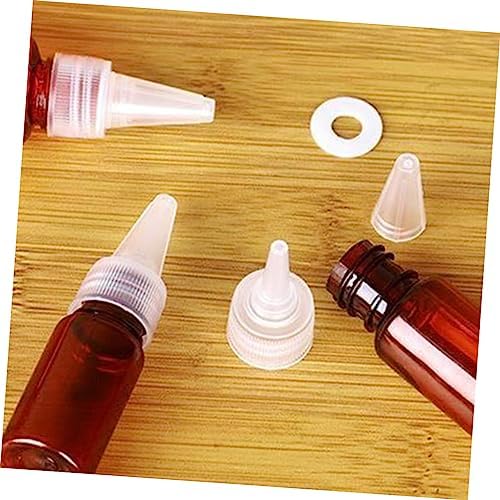 DECHOUS 20-Piece Refillable Shampoo Conditioner Bottles with Spout Design