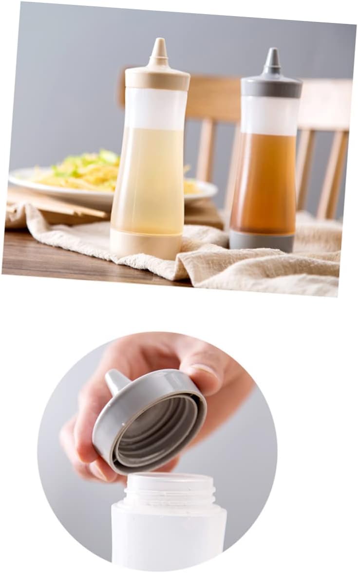 GRIRIW 1Pc Plastic Squeeze Bottle Condiment Dispenser