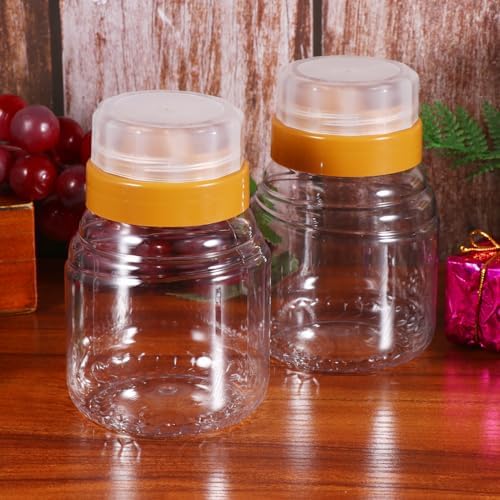 4-in-1 Transparent Honey Bottle Set