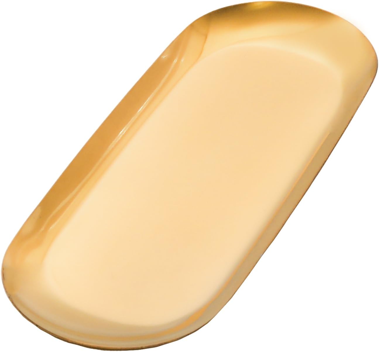 Elegant Gold Oval Tray Set