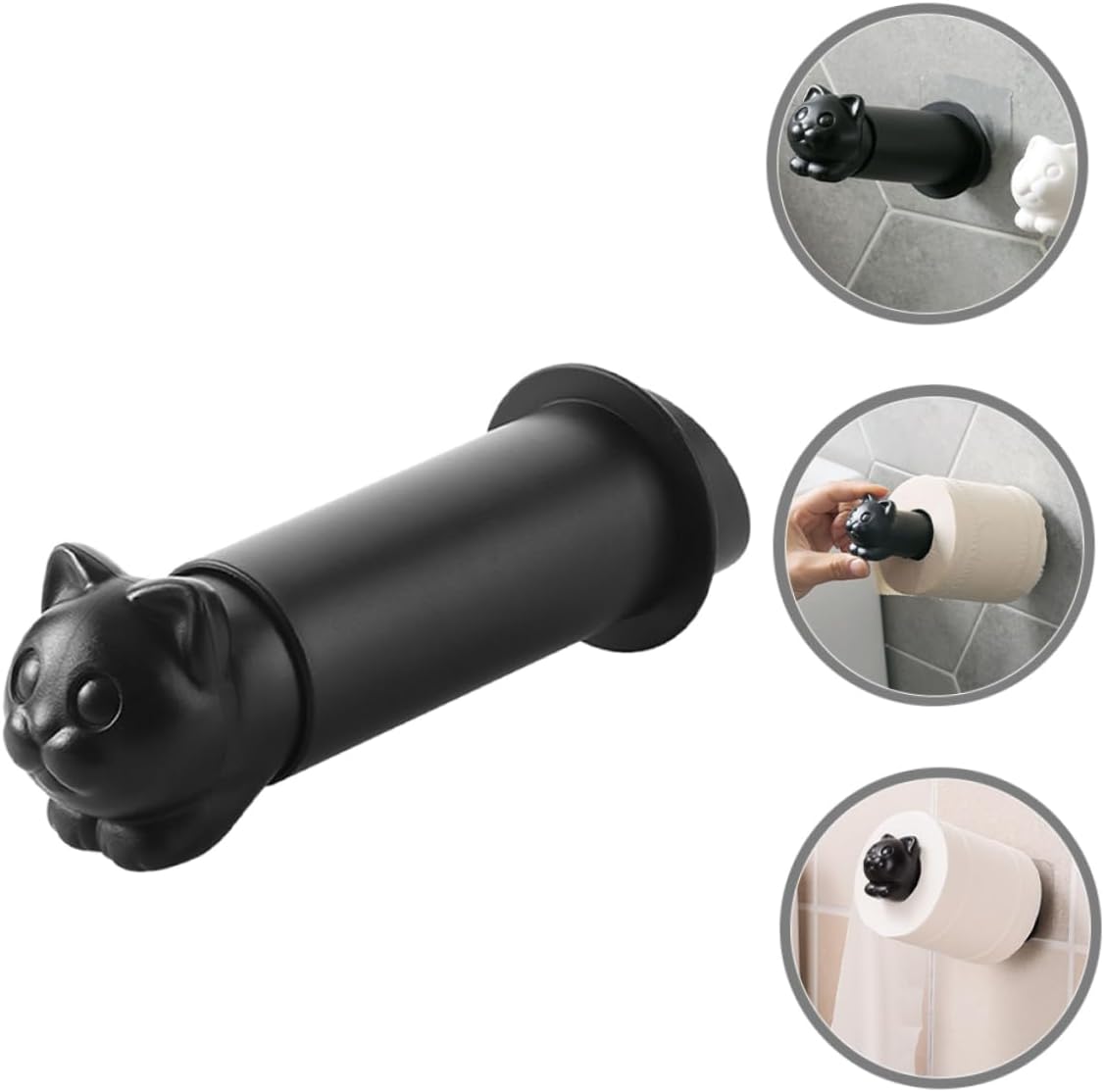 Sturdy Decorative Cat Toilet Roll Holder