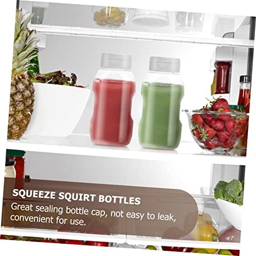 Mini Set of Sturdy Condiment Squeeze Bottles