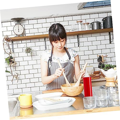 6pc 250ml Pointed Mouth Squeeze Condiment Bottles
