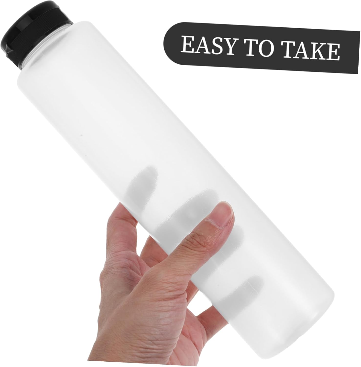 6-Piece Squeeze Bottle Set for Sauces Leak-Proof with Lids