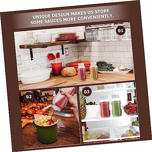 OKUMEYR - Squeeze Condiment Bottles with Easy Dispensing