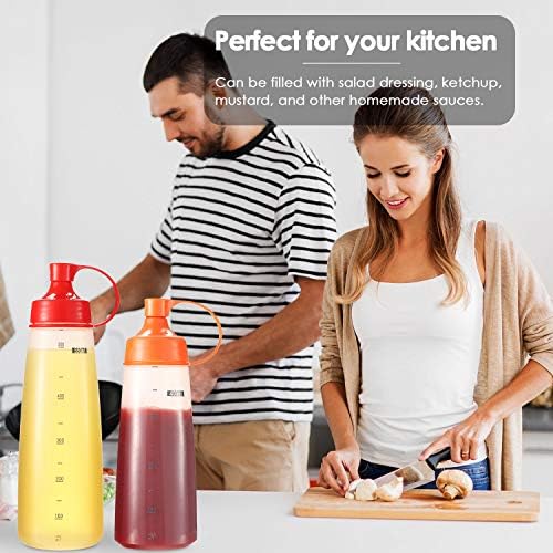 Ondiomn Condiment Squeeze Bottles