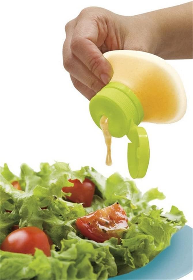 Mini Silicone Squeeze Condiment Containers