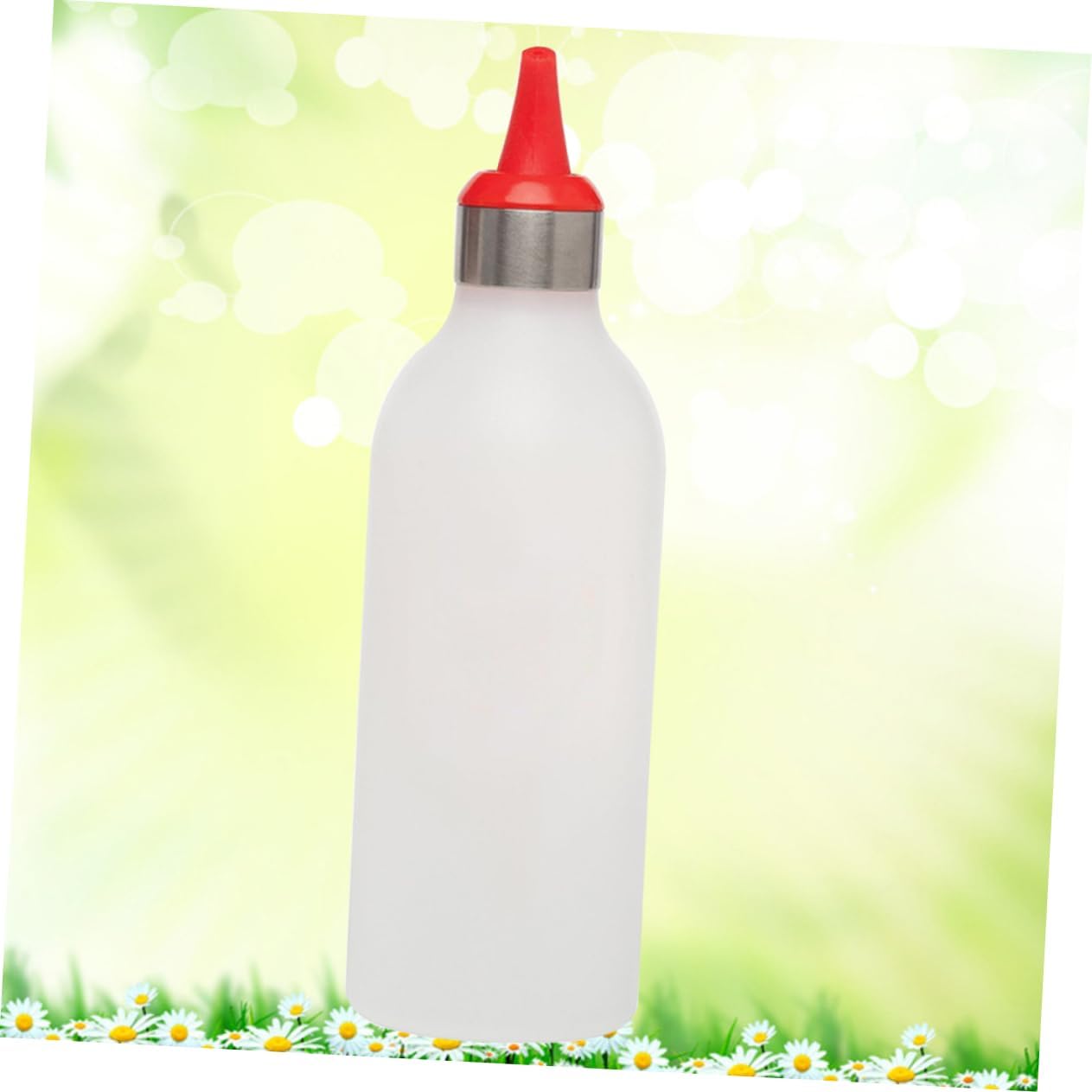 VINTORKY 2 Pack 450ml Condiment Squeeze Bottles