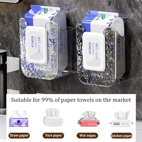 All-In-One Wall-Mounted Kitchen Wipes Storage Box