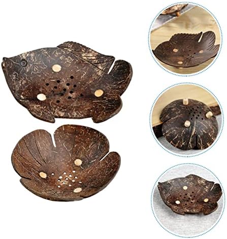 Cute Pet Bowl Holder Coconut Shell Design