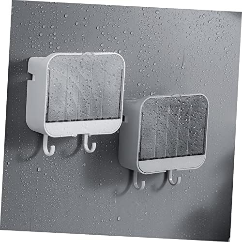 Double-Purpose Wall Mounted Soap Dish Holder for Efficient Storage