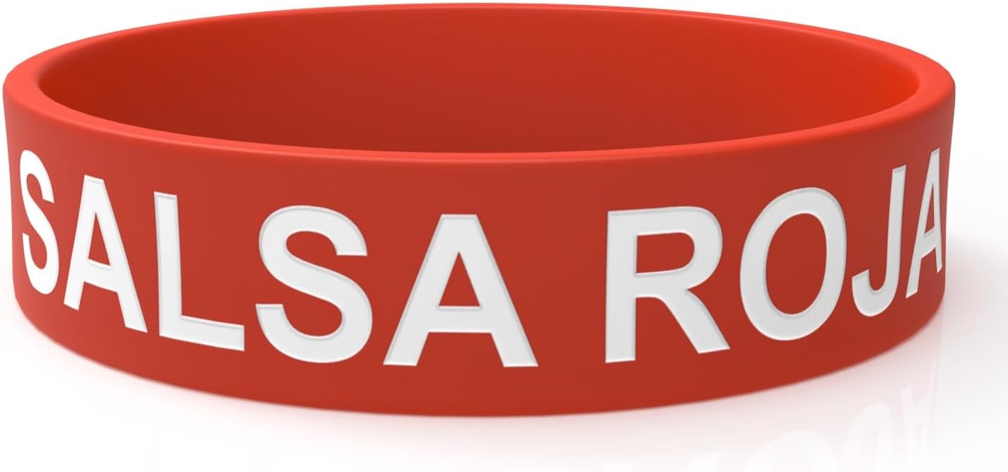 Salsa Roja Label Band for Squeeze Bottles