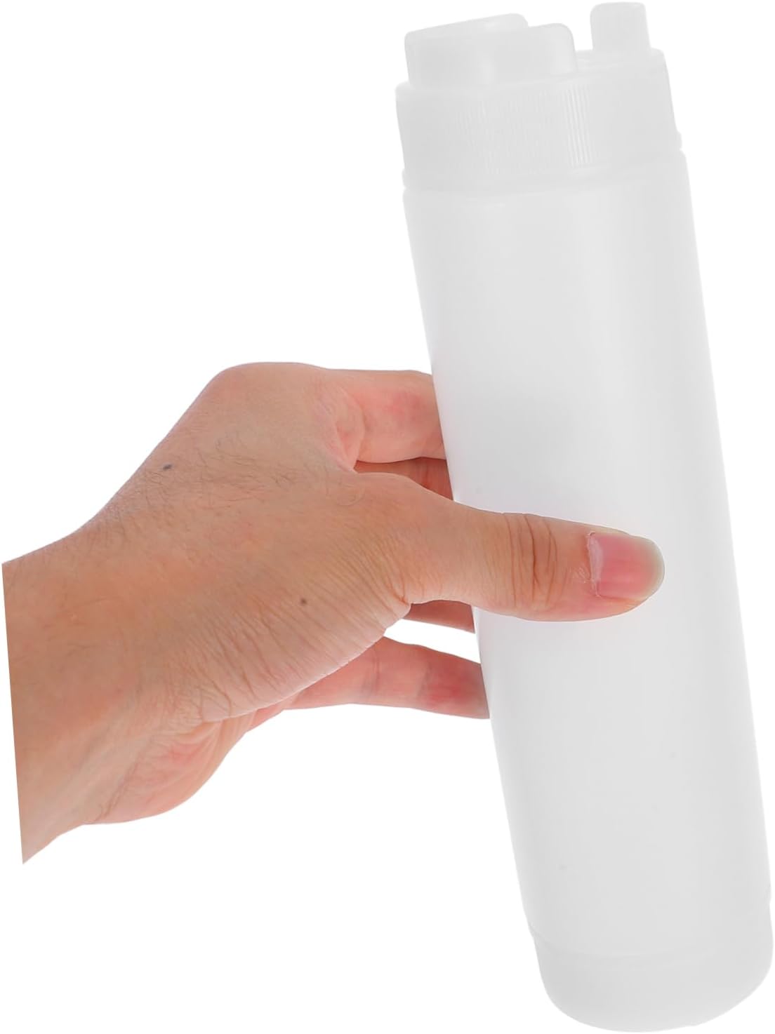 CIYODO 480ml Condiment Squeeze Bottles for Dual Sausage Ketchup dressing