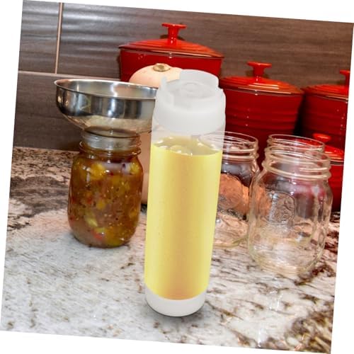 Refillable White Squeeze Bottles Perfect for Your condiment Needs