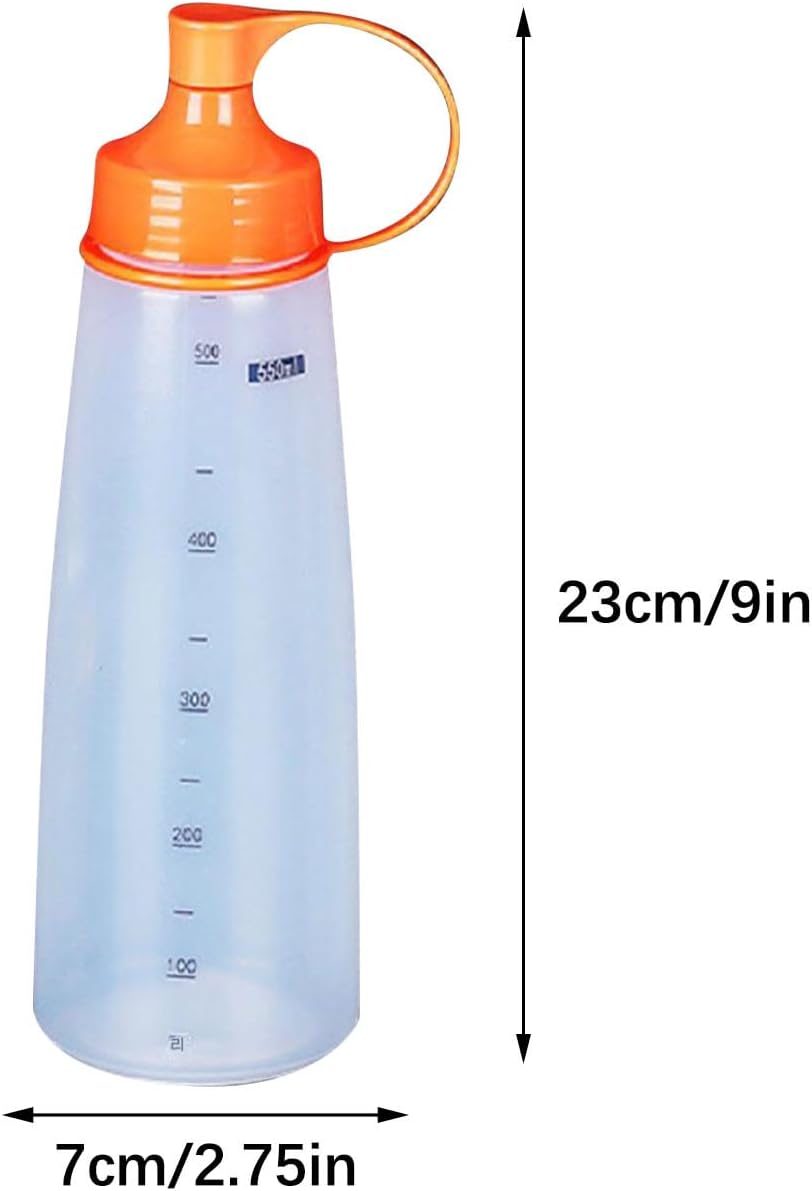 Leak-Proof Condiment Squeeze Bottles