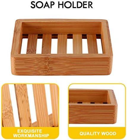 Cabilock Bamboo Pine Linear Soap Holder for BATH KITCHEN