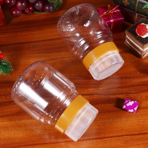 4-in-1 Transparent Honey Bottle Set