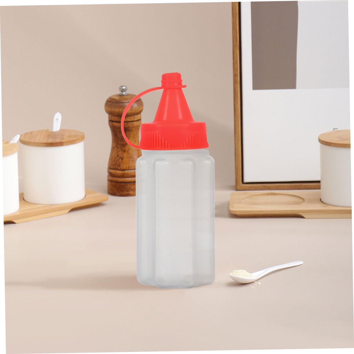 Lucky Squeeze Condiment Bottles - Compact Kitchen accomplices for transport spills spills