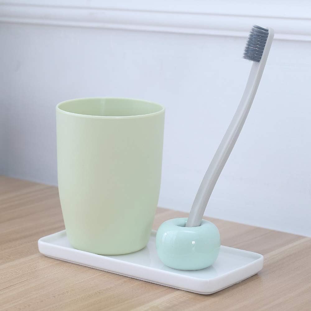 LandHope Ceramic Vanity Tray Small Rectangle White