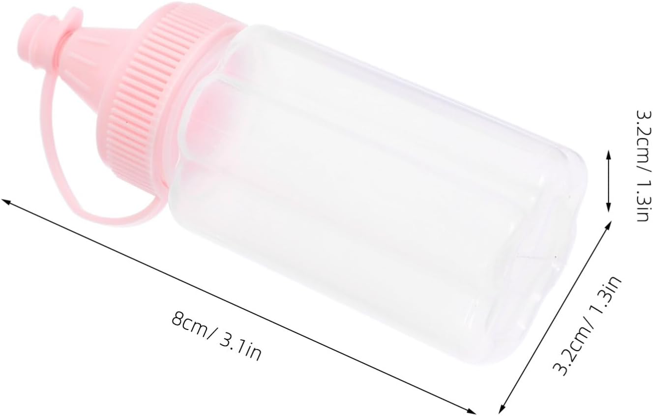 4-Pack of Sturdy 60ml Sauce Squeeze Bottles for Home Use