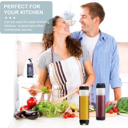 6 Pcs 16 Oz Condiment Squeeze Bottles Inverted Leak Proof