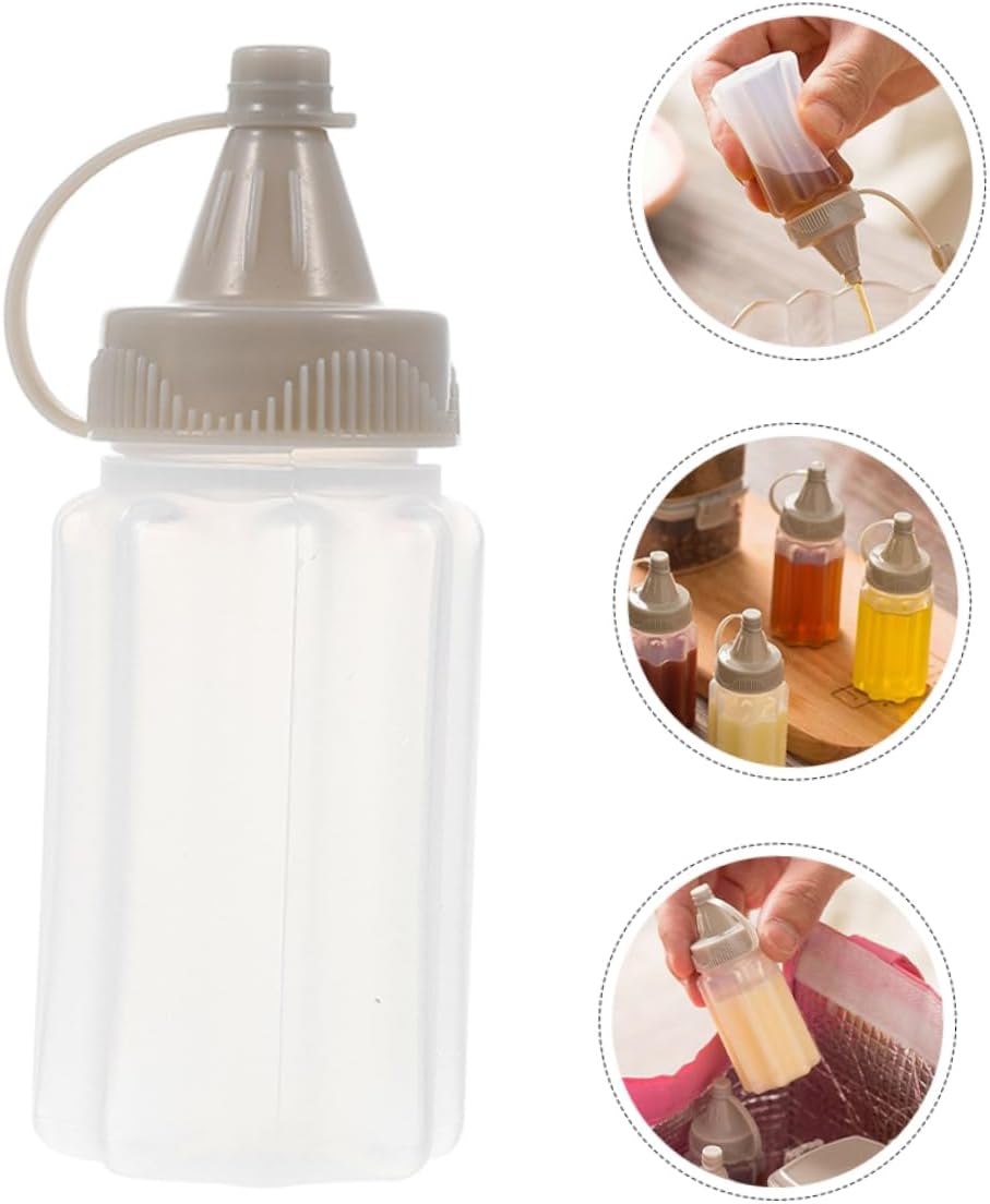 12 Piece Portable Condiment Squeeze Bottles