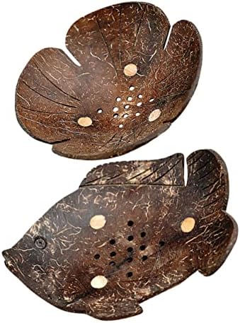 Cute Pet Bowl Holder Coconut Shell Design