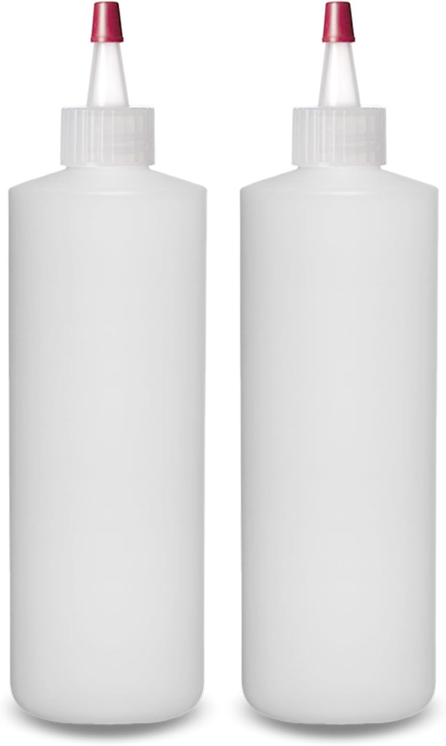 Speedy Squirt 16oz Packed Squeeze Bottles with Red Sealer